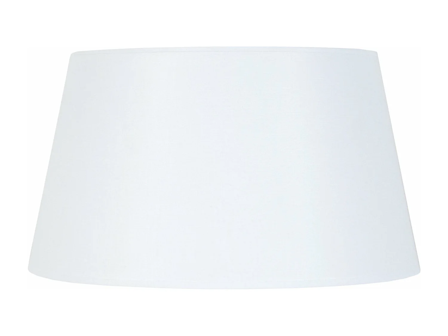 Abat-jour tissu,  blanc 27 cm.