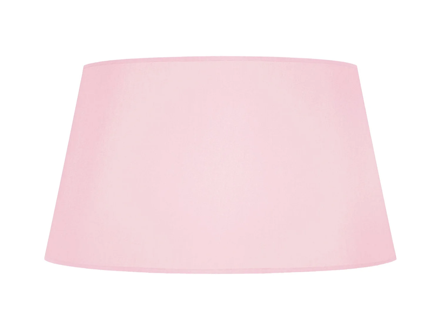 Abat-jour TOSEL ,tissu,Rose ,H23xD35xP40cm