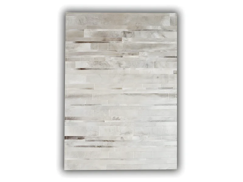 Tapis naturel plat en peau de vache moderne Vita Rectangulaire Design Mécanique