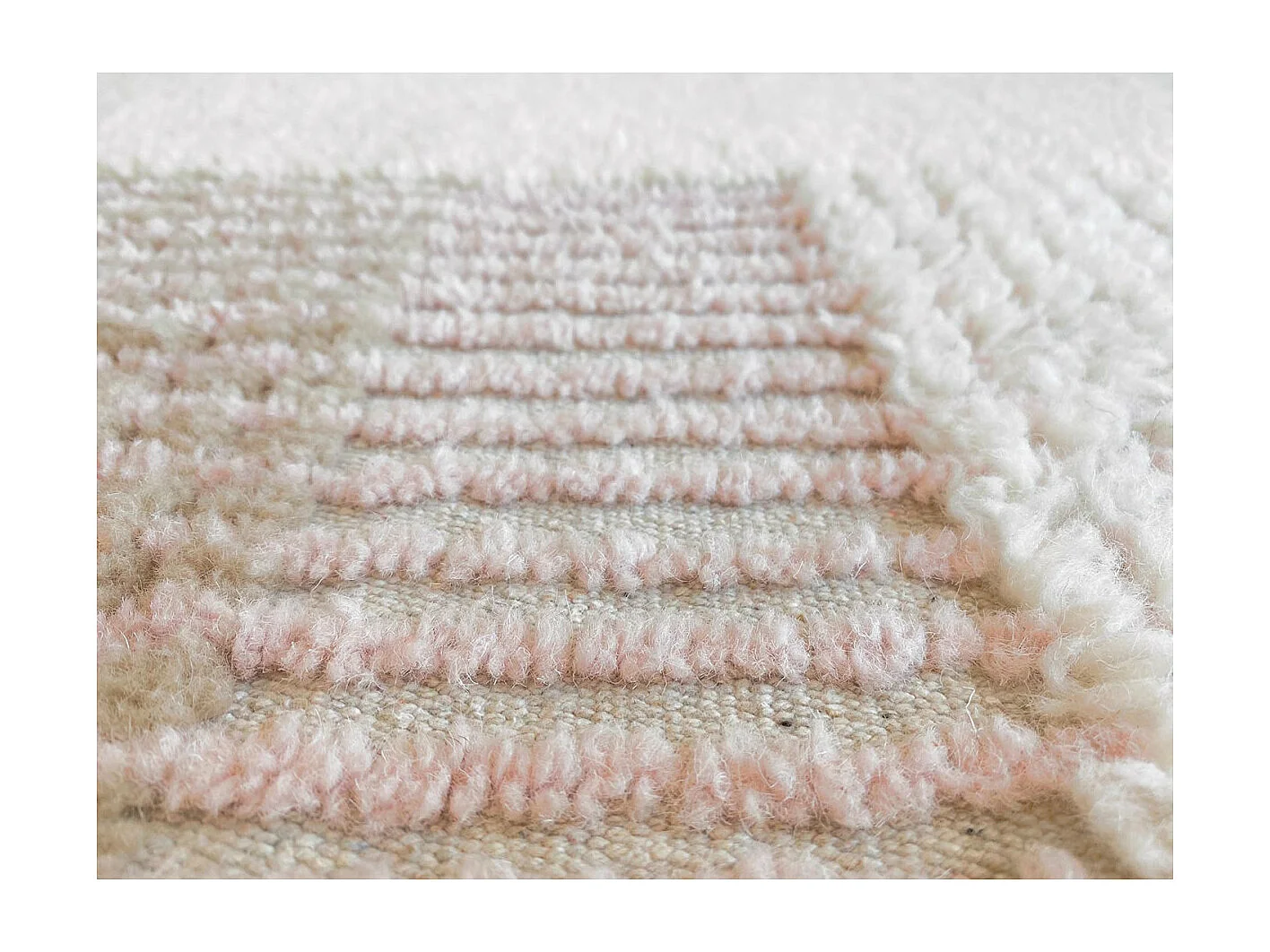 Tapis en laine pour enfant Kaia Rectangulaire Enfant Fait main Recommandé pour les enfants