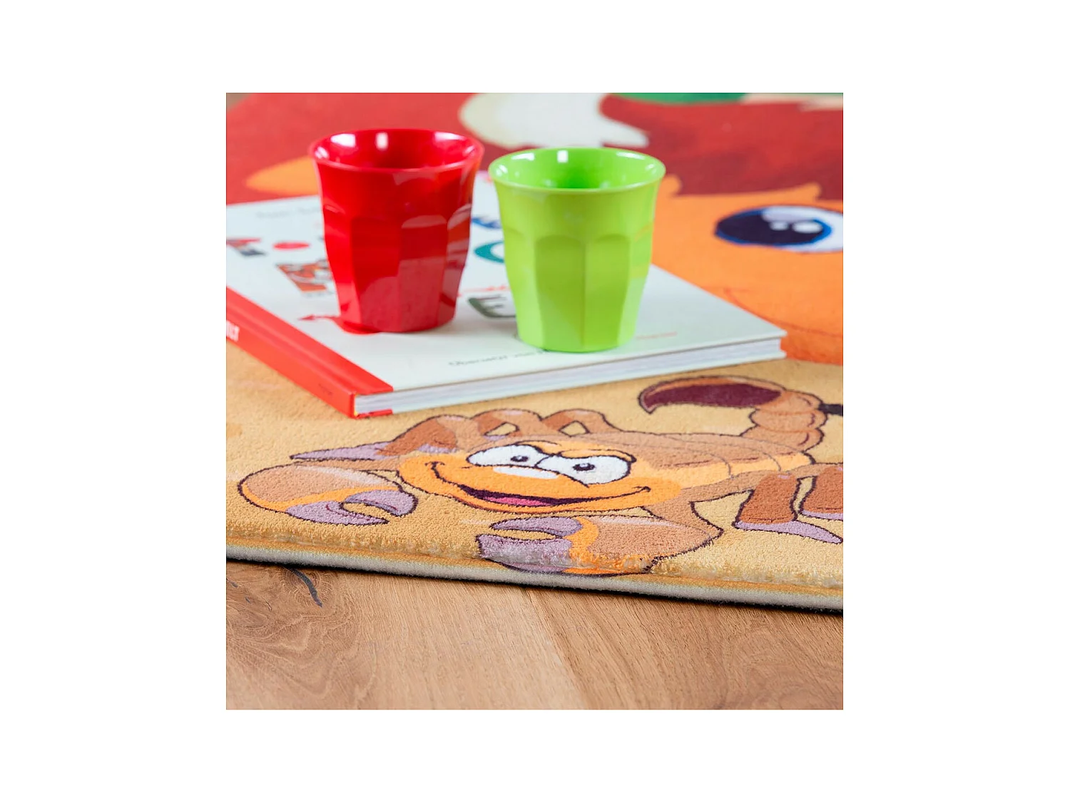 Tapis enfant rectangle polyester multicolore Siwa Rectangulaire Enfant Tufté main