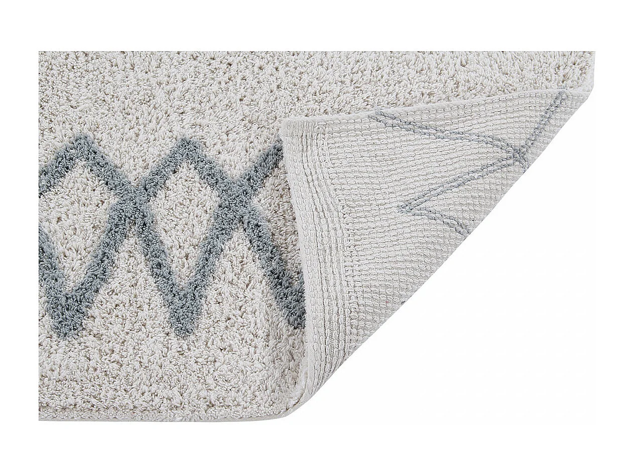 Tapis berbère en coton ethnique lavable en machine Atlas Lorena Canals Rectangulaire Enfan