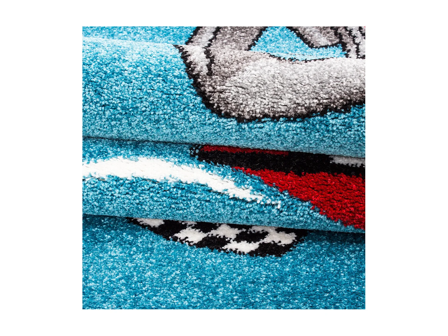 Tapis pour garçon en polypropylène Korting Rectangulaire Enfant Mécanique