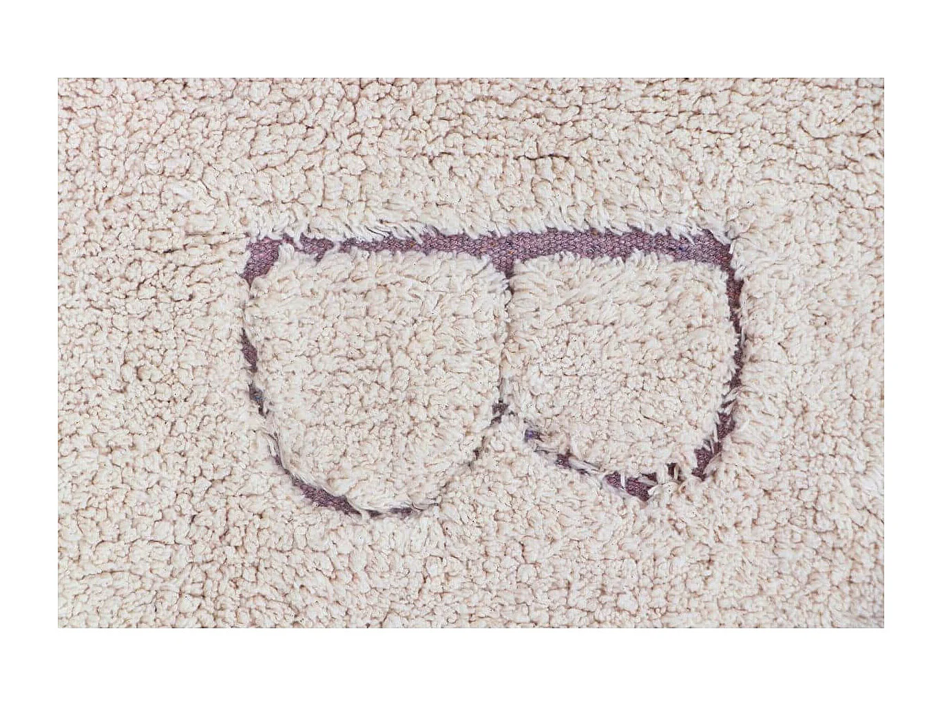 Tapis enfant recyclé lavable en machine ABC Lorena Canals Rectangulaire Enfant Fait main T