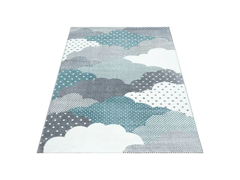 Tapis pour chambre d'enfant rectangle Cloud Rectangulaire Enfant Mécanique