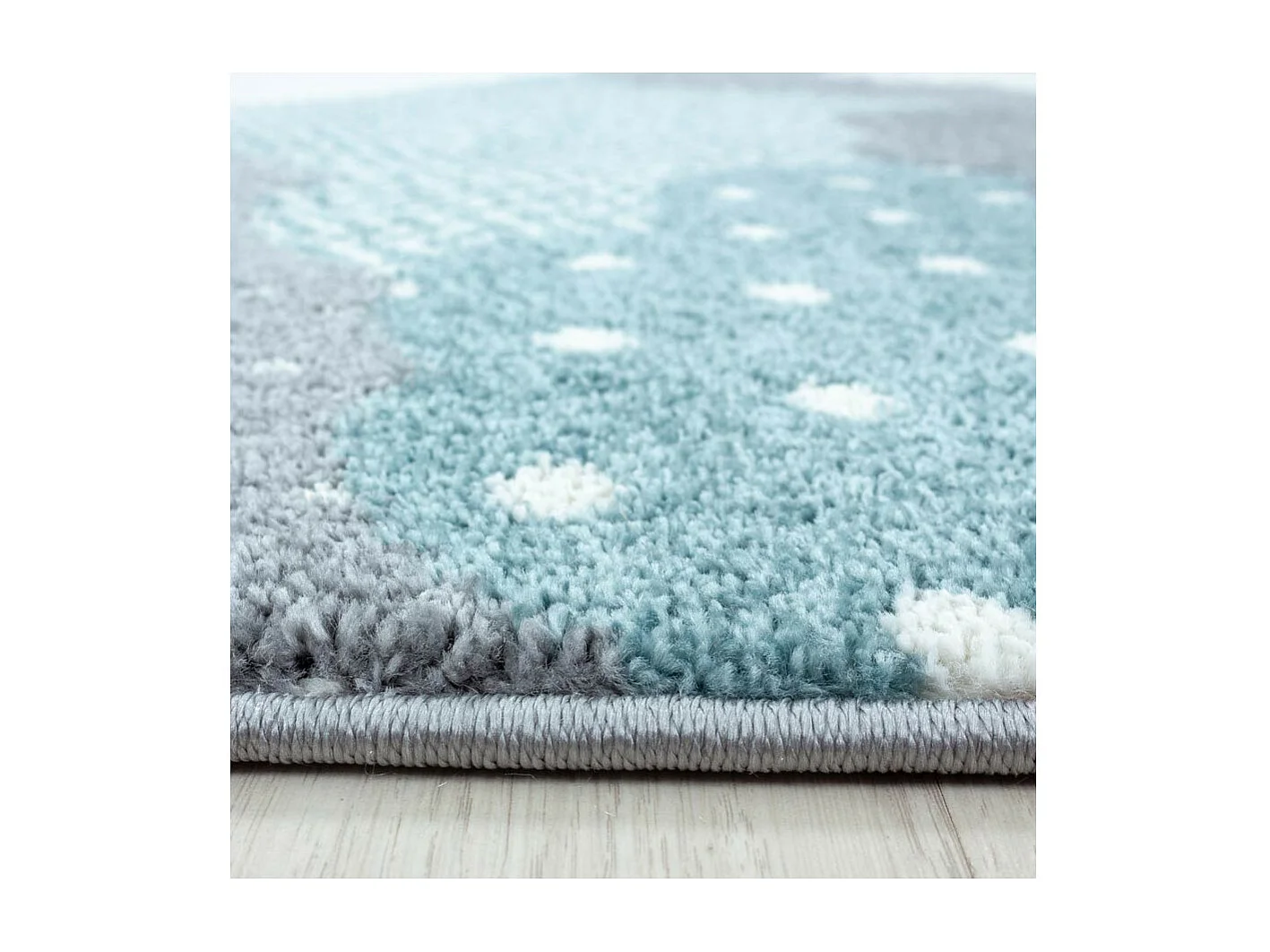 Tapis pour chambre d'enfant rectangle Cloud Rectangulaire Enfant Mécanique