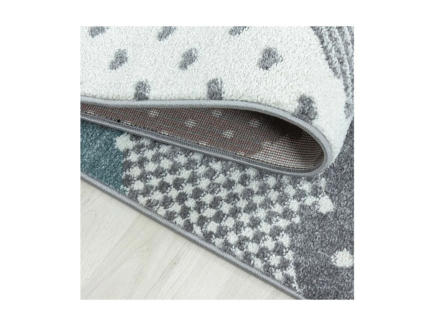 Tapis pour chambre d'enfant rectangle Cloud Rectangulaire Enfant Mécanique