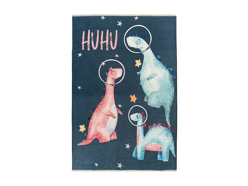 Tapis enfant en coton recyclé lavable en machine Arnold Rectangulaire  Mécanique Tapis ant