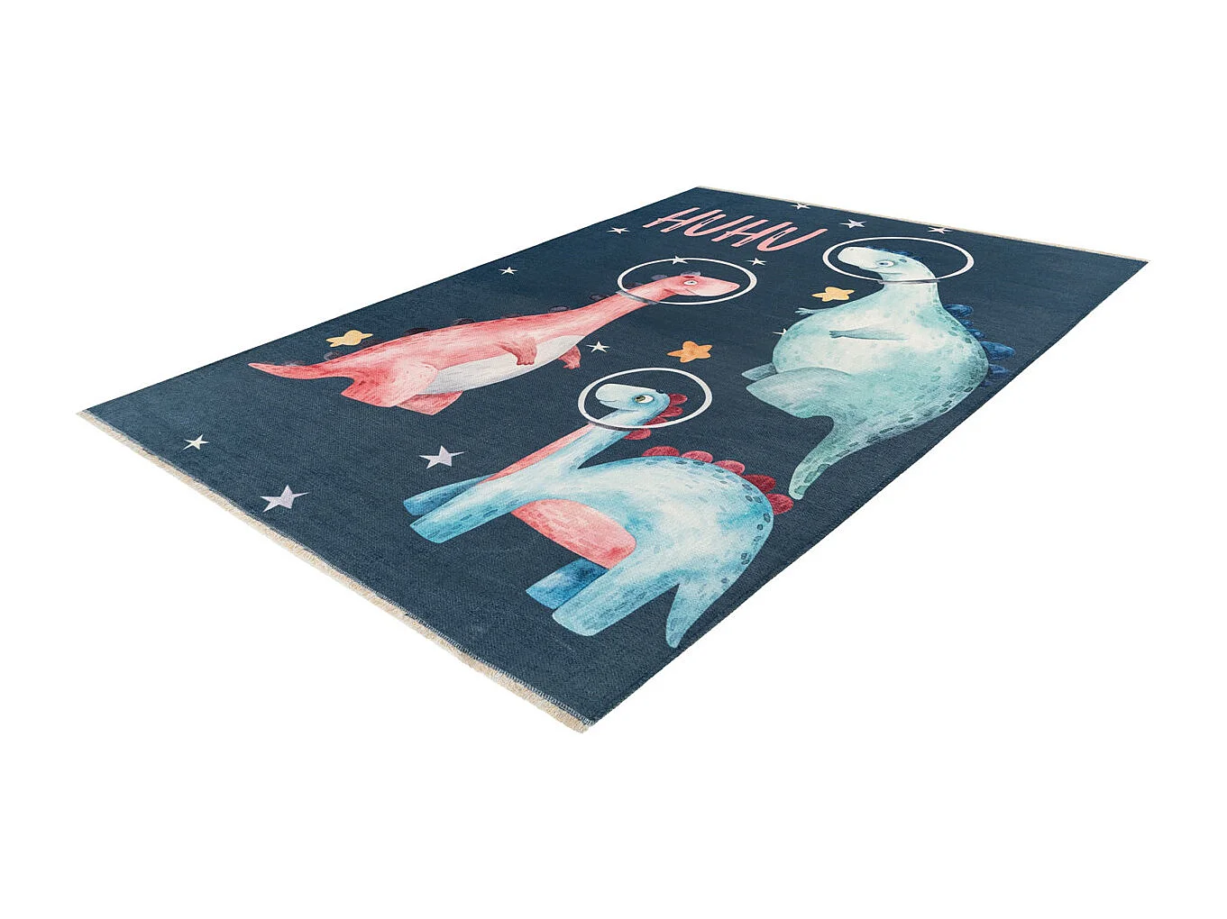 Tapis enfant en coton recyclé lavable en machine Arnold Rectangulaire  Mécanique Tapis ant