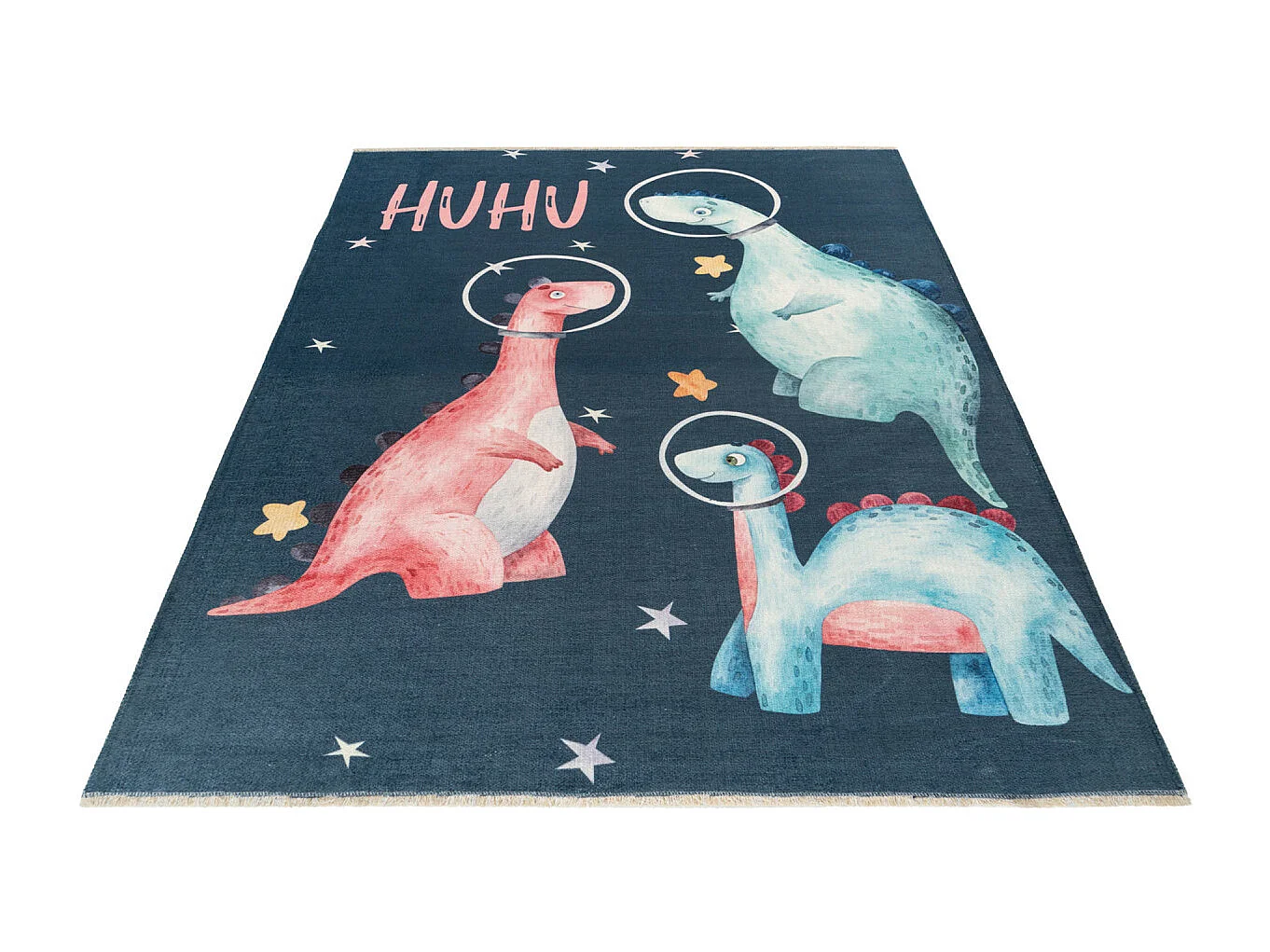 Tapis enfant en coton recyclé lavable en machine Arnold Rectangulaire  Mécanique Tapis ant