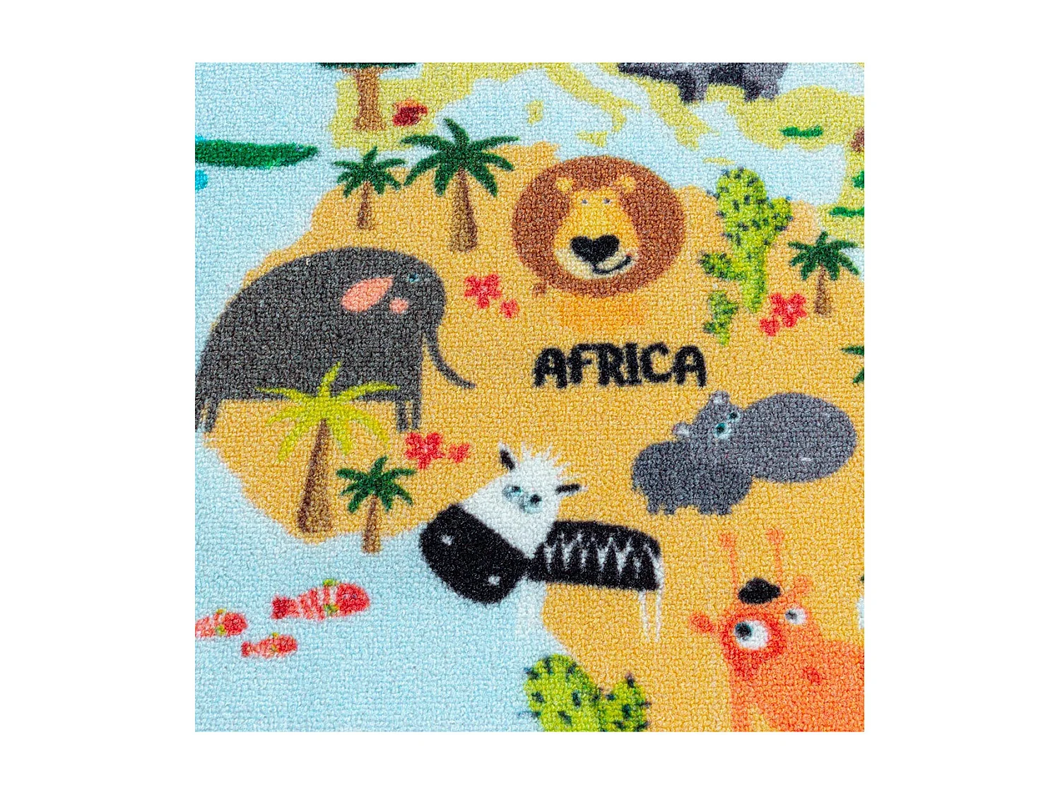 Tapis de jeu antidérapant pour fille et garçon World Rectangulaire Enfant Mécanique Antidé