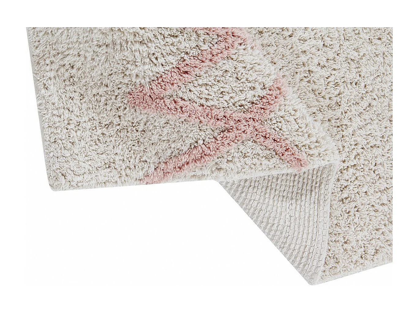 Tapis berbère en coton ethnique lavable en machine Atlas Lorena Canals Rectangulaire Enfan