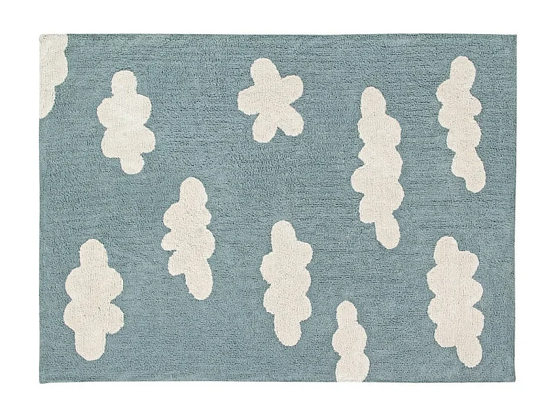 Tapis lavable en machine pour enfant Clouds Lorena Canals Rectangulaire Enfant Fait main T
