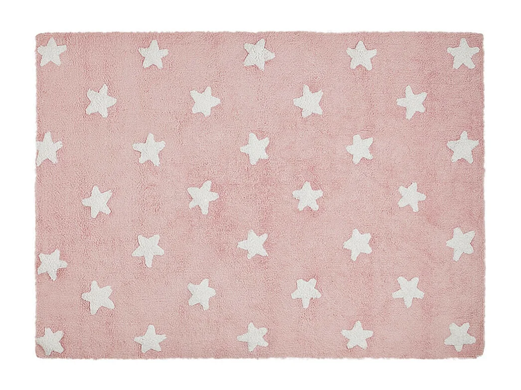 Tapis pour bébé lavable en machine Stars White Lorena Canals Rectangulaire Enfant Fait mai