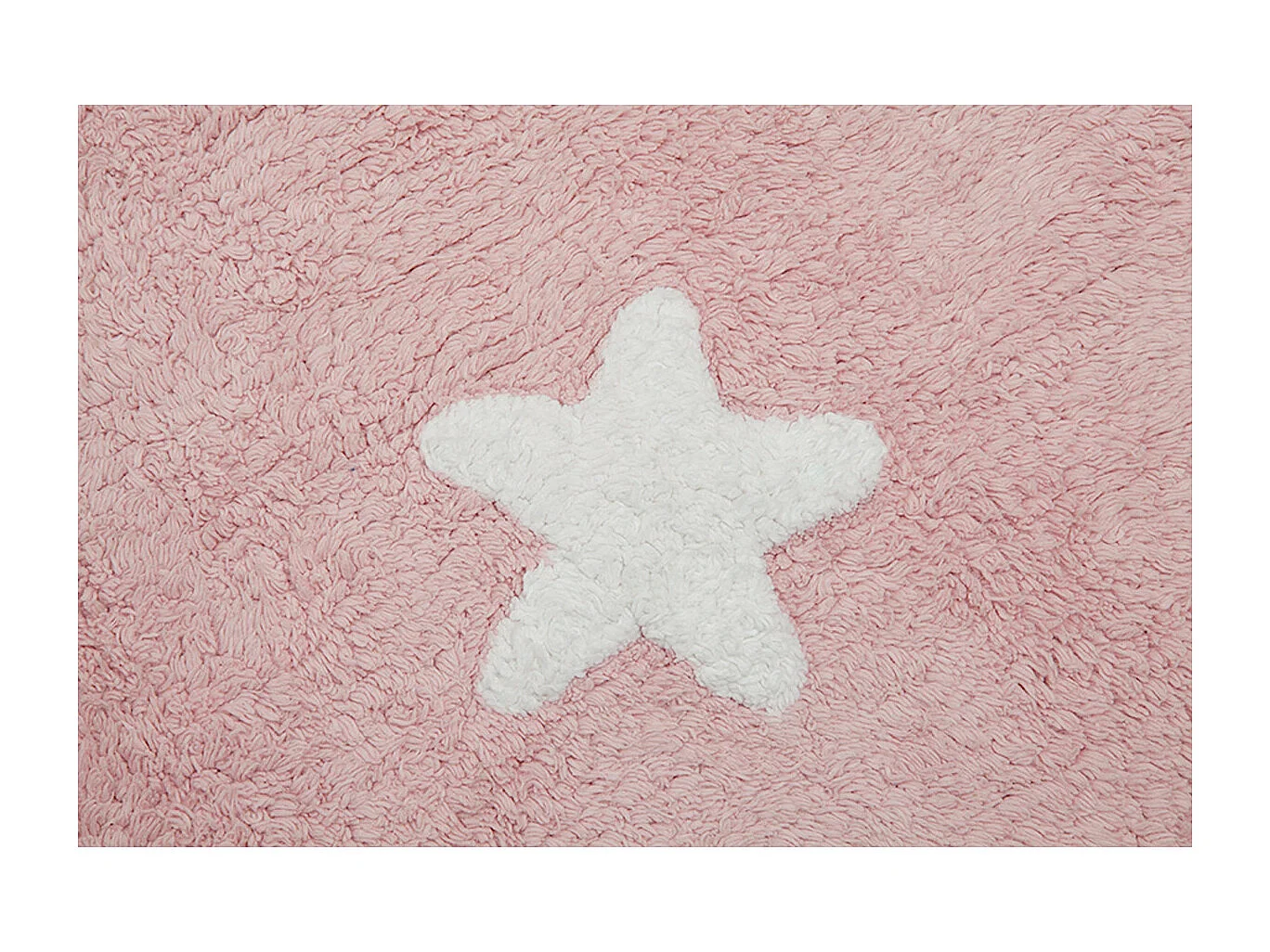 Tapis pour bébé lavable en machine Stars White Lorena Canals Rectangulaire Enfant Fait mai