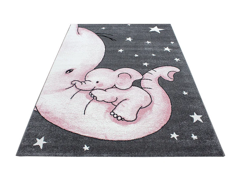 Tapis rectangle pour chambre enfant éléphant Zoupiou Rectangulaire Enfant Mécanique