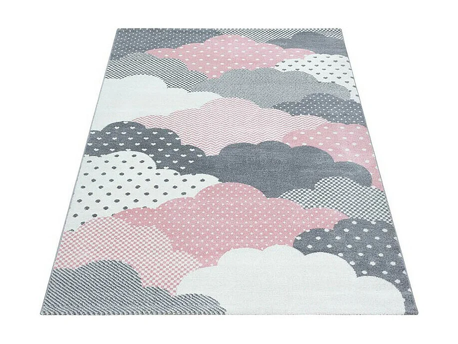Tapis pour chambre d'enfant rectangle Cloud Rectangulaire Enfant Mécanique