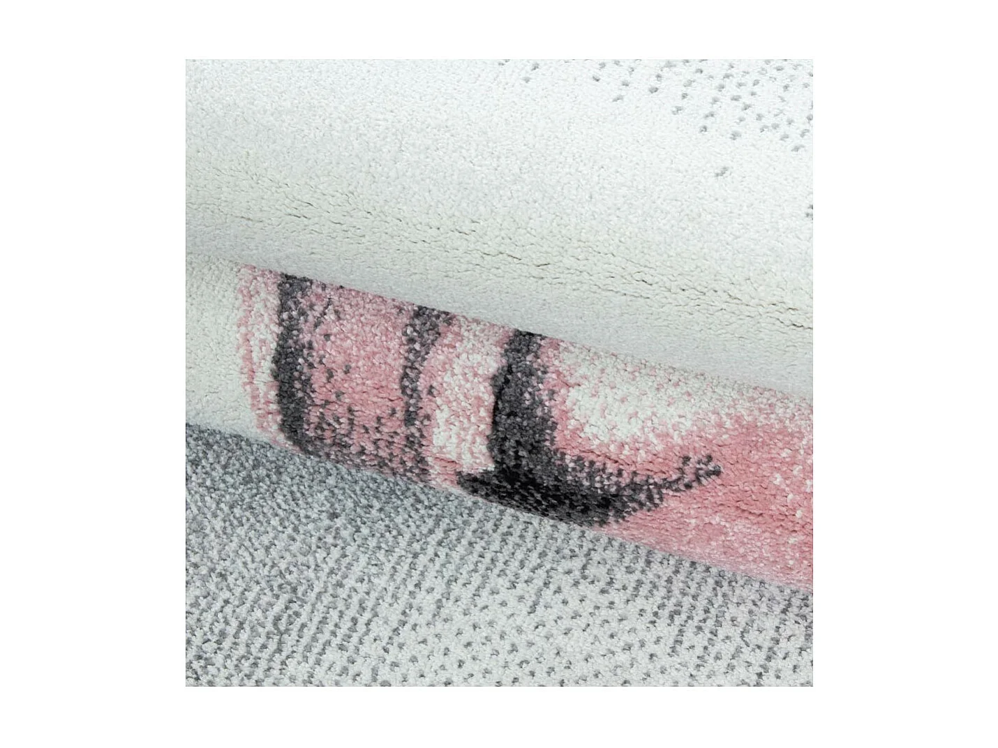 Tapis pour chambre d'enfant rose rectangle Bamba Rectangulaire Enfant Mécanique