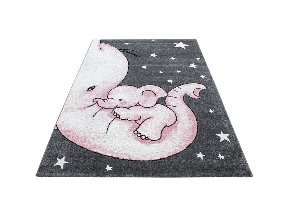 Tapis rectangle pour chambre enfant éléphant Zoupiou Rectangulaire Enfant Mécanique