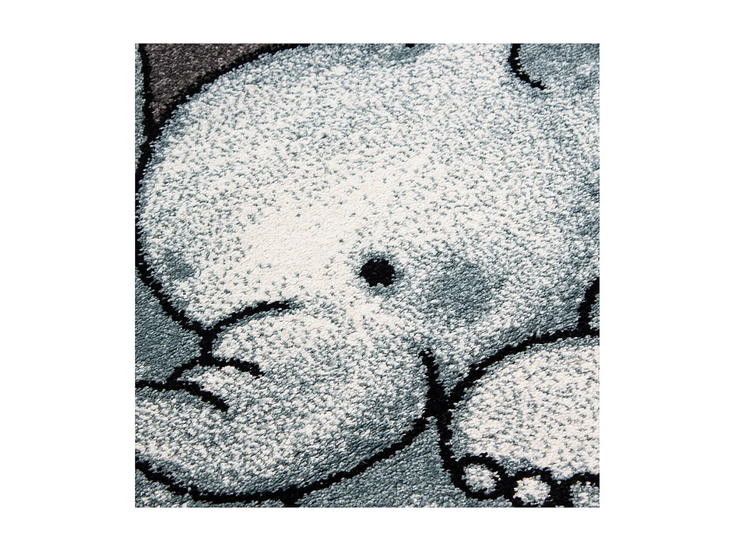 Tapis rectangle pour chambre enfant éléphant Zoupiou Rectangulaire Enfant Mécanique