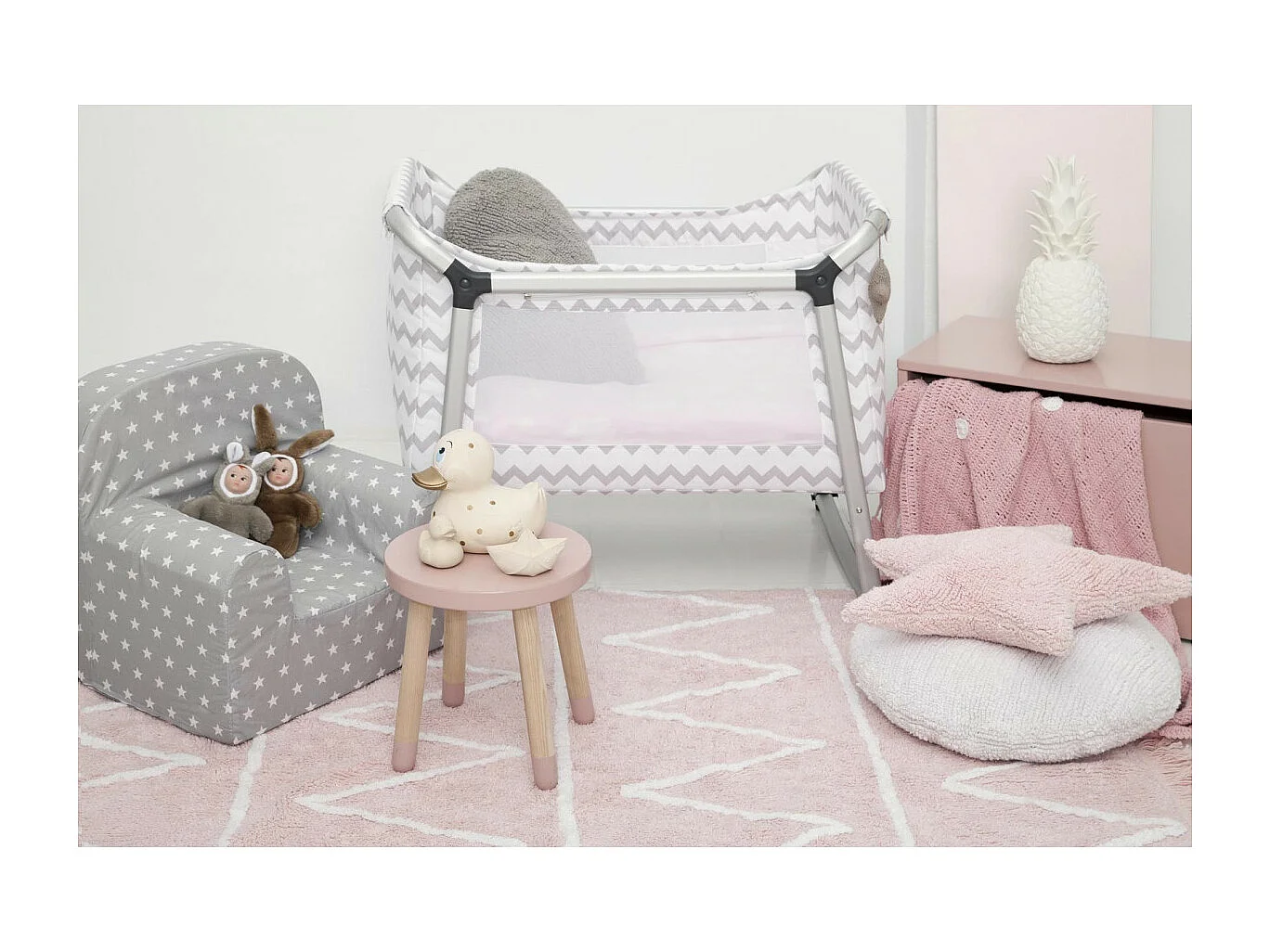 Tapis pour chambre d'enfant lavable en machine Hippy Lorena Canals Rectangulaire Enfant Fa