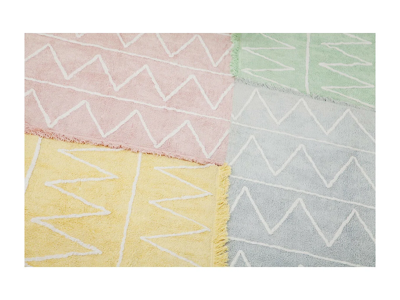 Tapis pour chambre d'enfant lavable en machine Hippy Lorena Canals Rectangulaire Enfant Fa