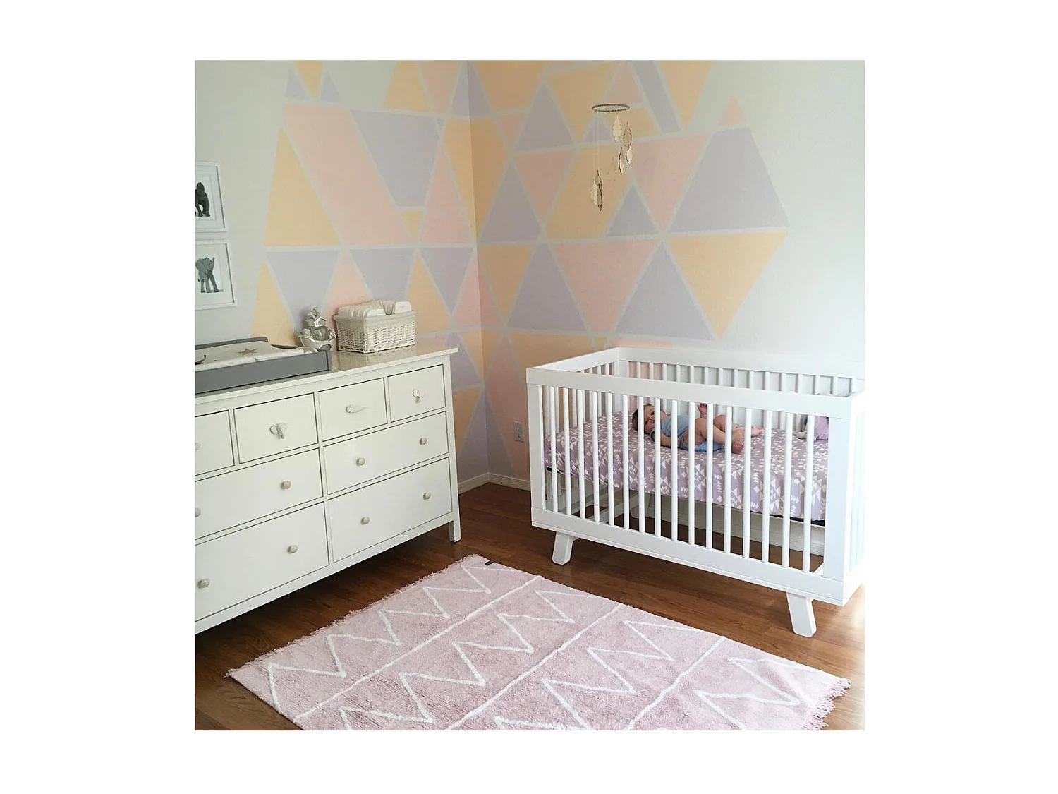 Tapis pour chambre d'enfant lavable en machine Hippy Lorena Canals Rectangulaire Enfant Fa