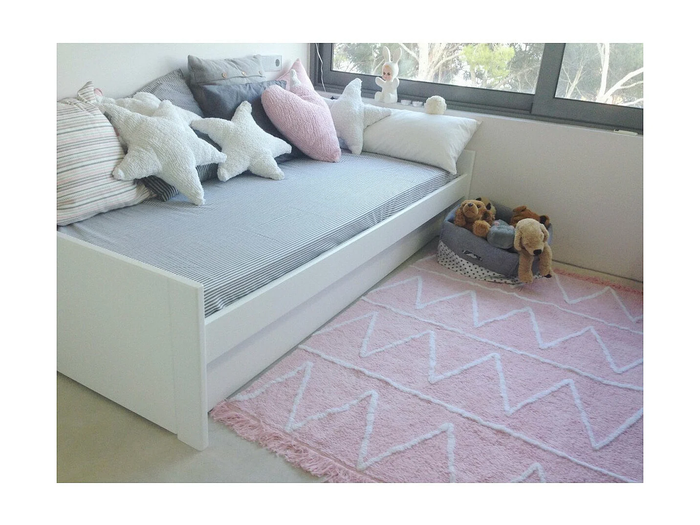 Tapis pour chambre d'enfant lavable en machine Hippy Lorena Canals Rectangulaire Enfant Fa