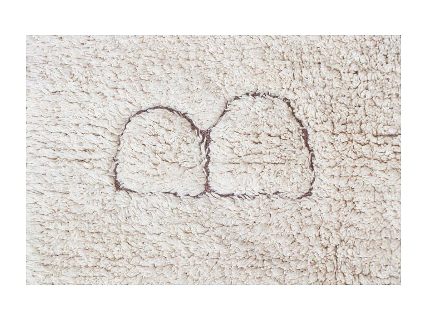 Tapis enfant recyclé lavable en machine ABC Lorena Canals Rectangulaire Enfant Fait main T