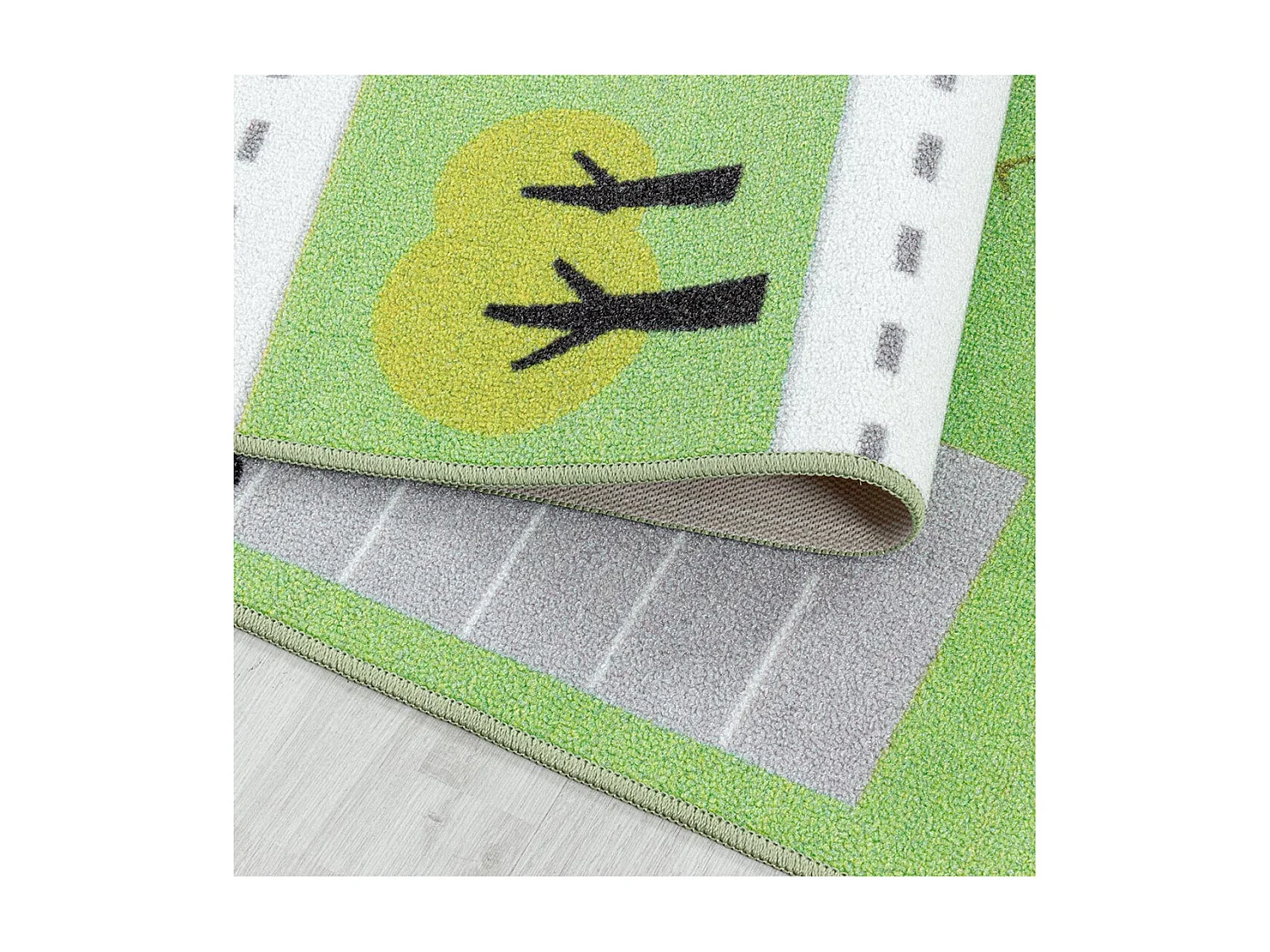 Tapis chambre bébé et enfant Road Rectangulaire Enfant Mécanique Antidérapant