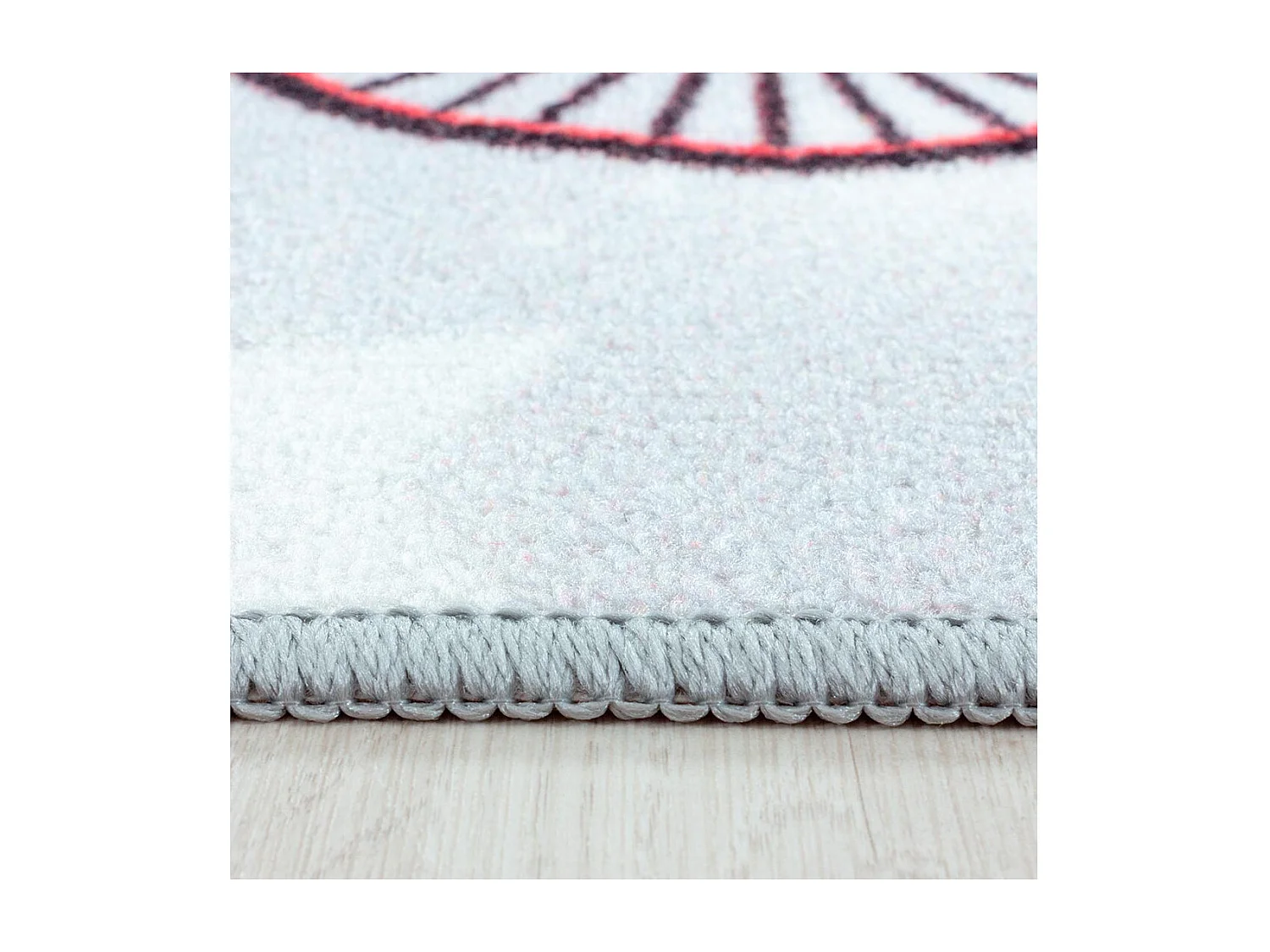 Tapis marelle pour fille et garçon Circus Rectangulaire Enfant Mécanique Antidérapant