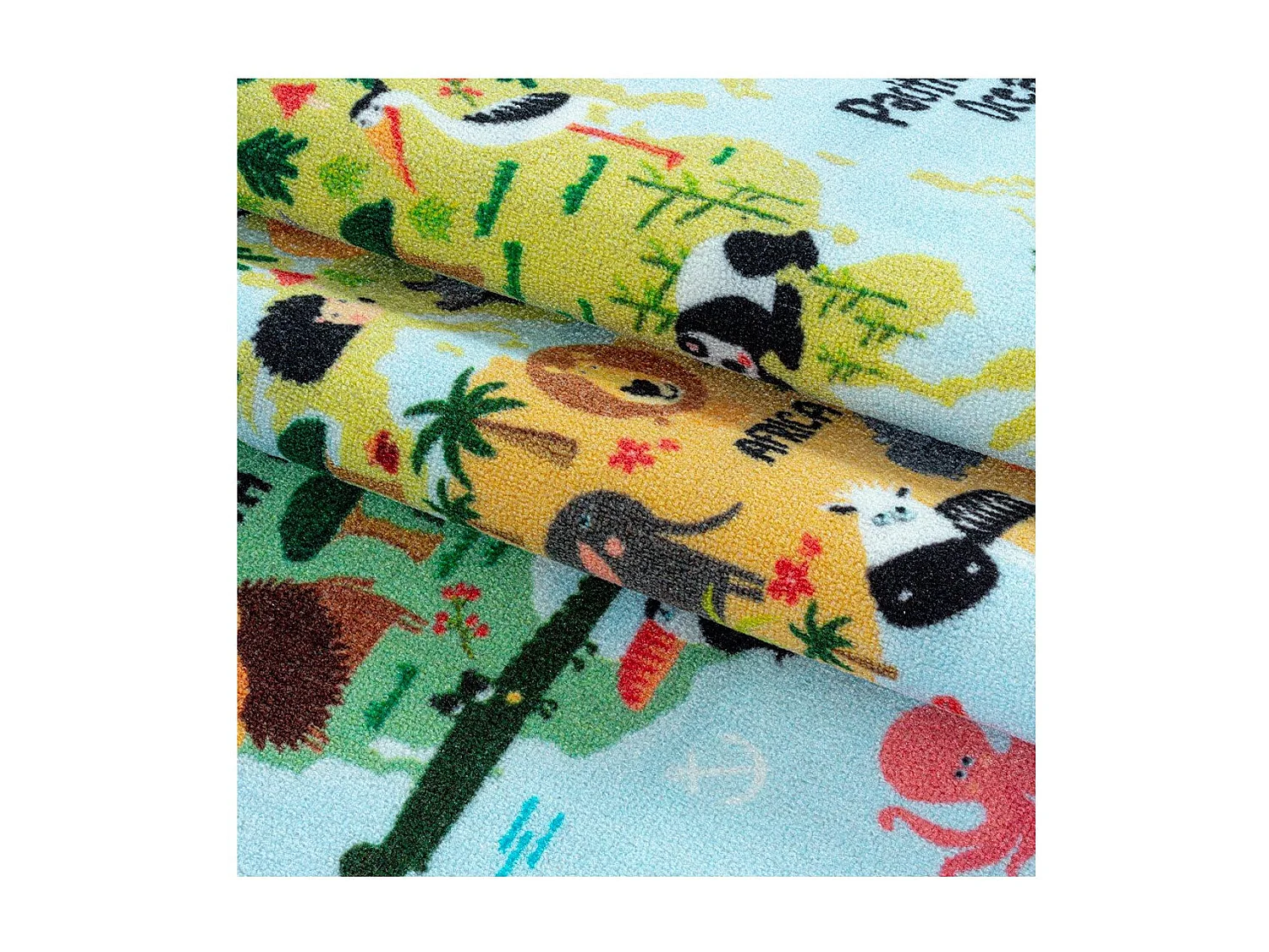 Tapis de jeu antidérapant pour fille et garçon World Rectangulaire Enfant Mécanique Antidé