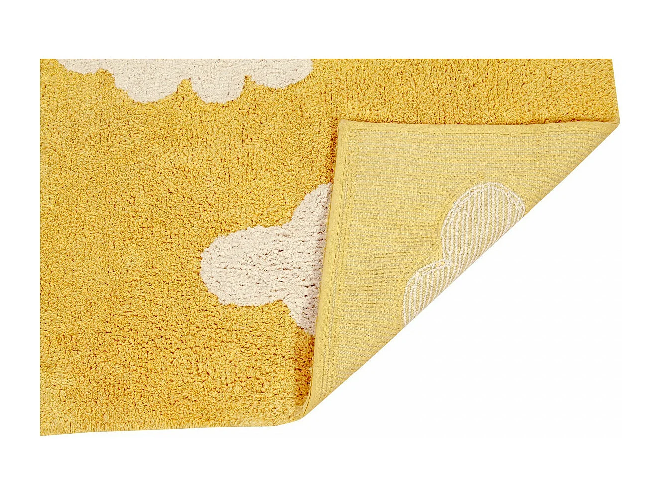 Tapis lavable en machine pour enfant Clouds Lorena Canals Rectangulaire Enfant Fait main T