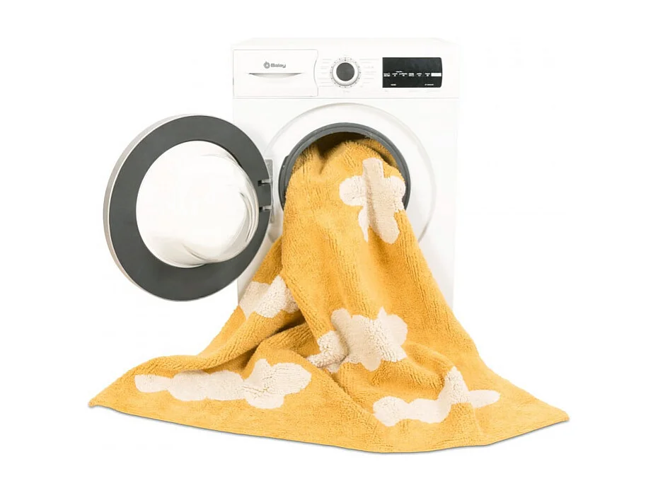 Tapis lavable en machine pour enfant Clouds Lorena Canals Rectangulaire Enfant Fait main T