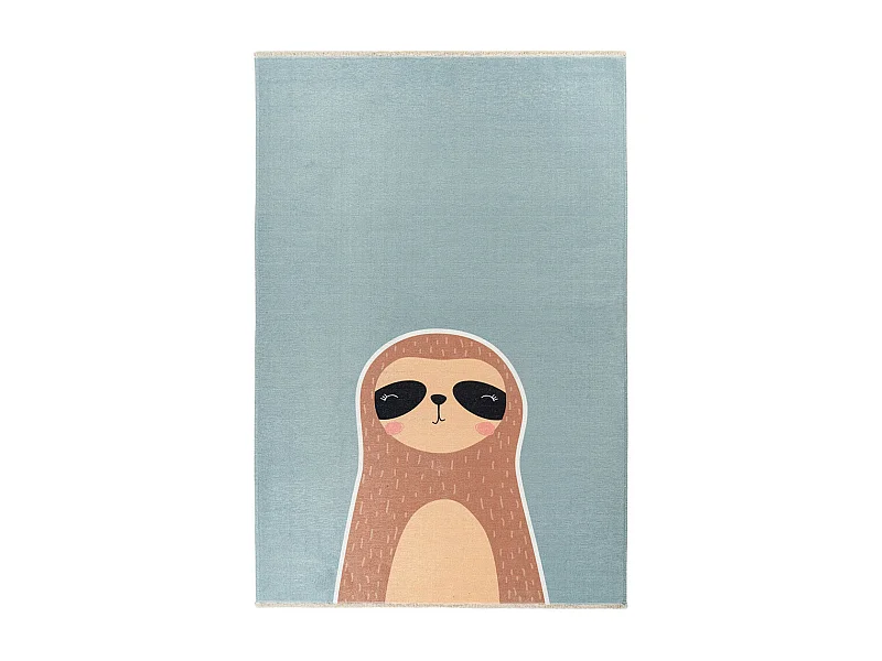 Tapis enfant en coton recyclé lavable en machine Granny Rectangulaire  Mécanique Tapis ant