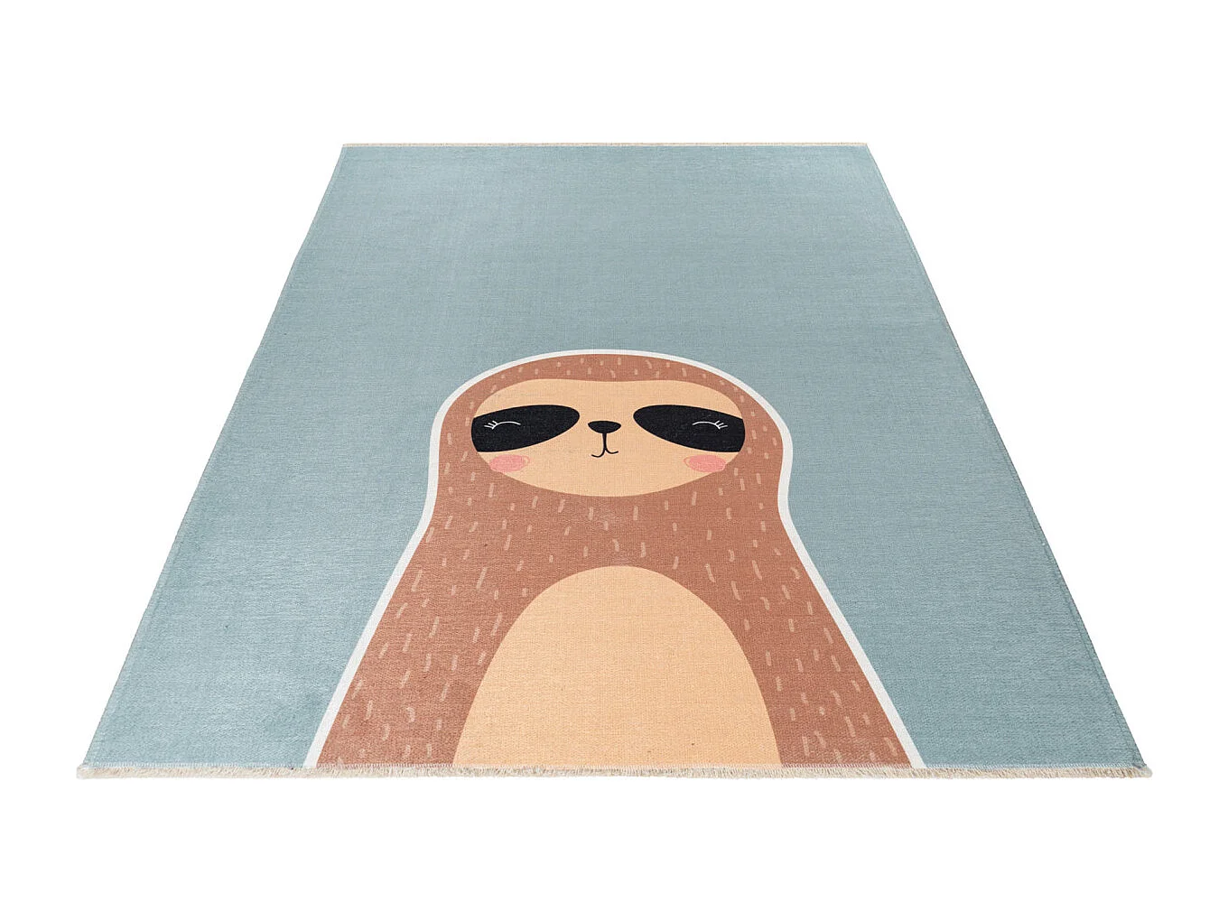 Tapis enfant en coton recyclé lavable en machine Granny Rectangulaire  Mécanique Tapis ant