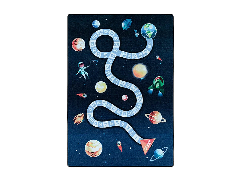 Tapis enfant de jeu garçon Astronaute Rectangulaire Enfant Mécanique Antidérapant