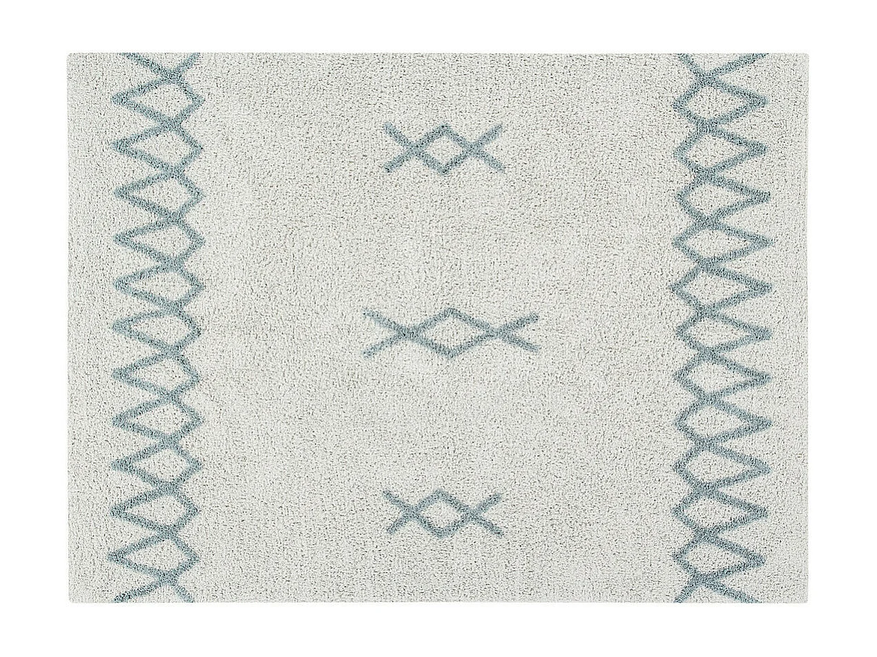 Tapis berbère en coton ethnique lavable en machine Atlas Lorena Canals Rectangulaire Enfan