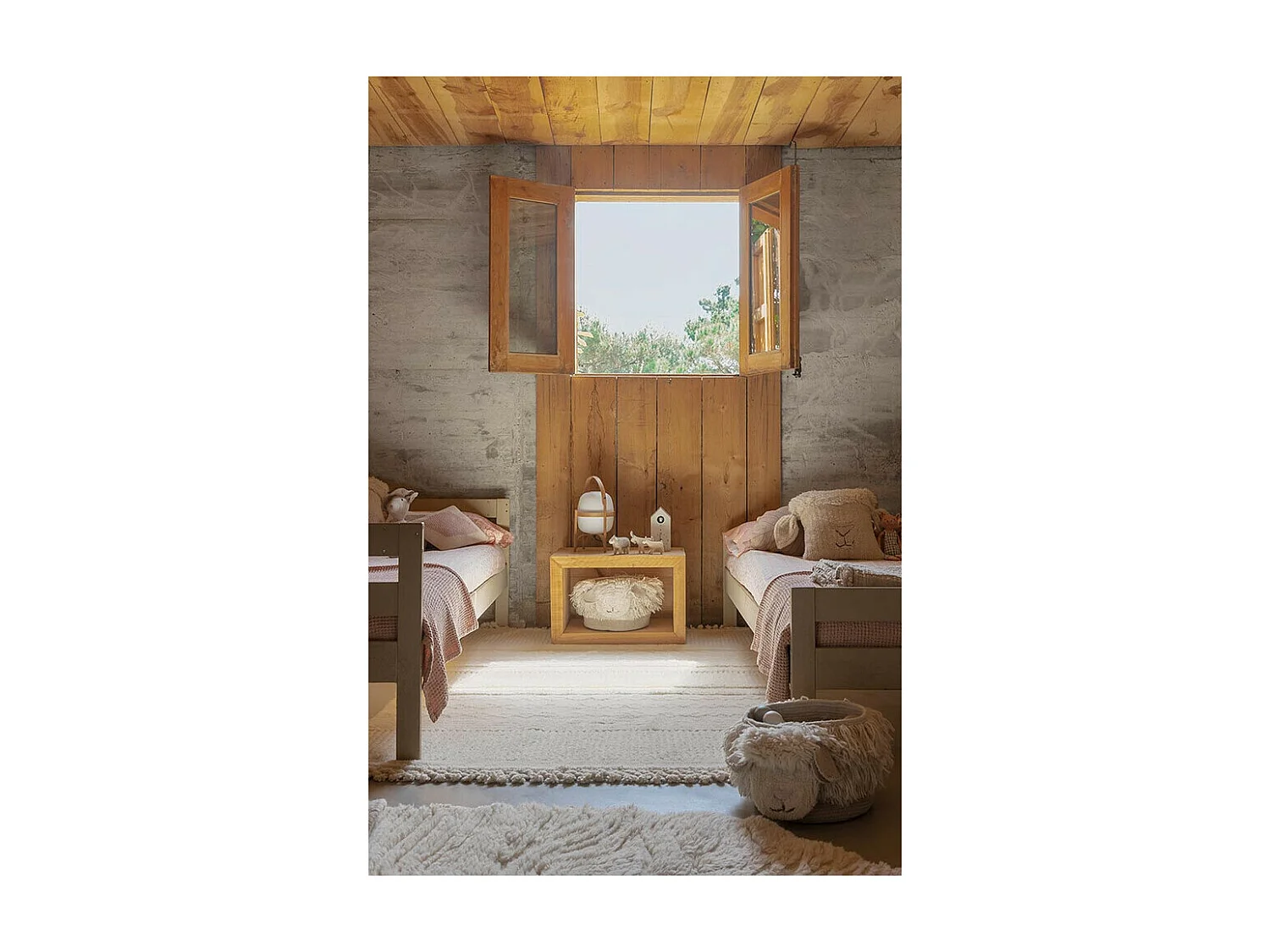 Tapis en laine enfant Ari Rectangulaire Enfant Fait main Recommandé pour les enfants de pl