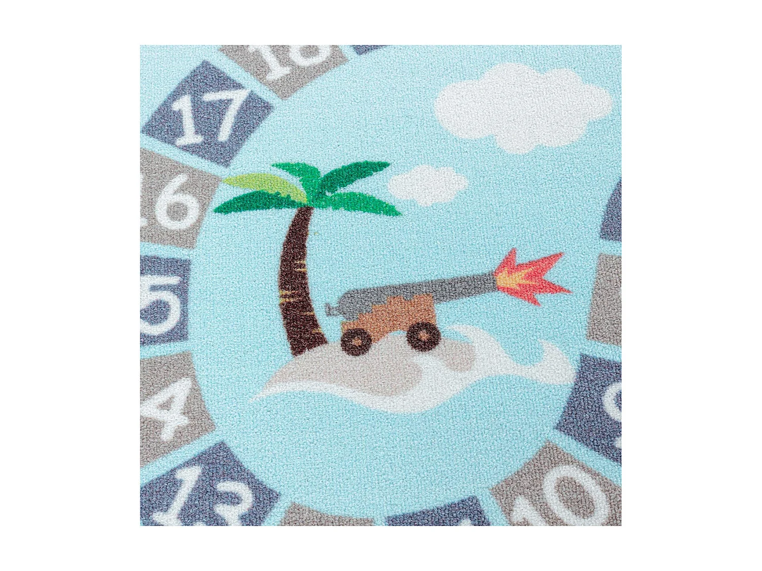 Tapis de jeu pour fille et garçon Whale Rectangulaire Enfant Mécanique Antidérapant