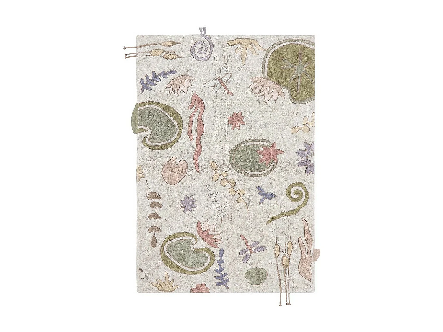 Tapis de jeu enfant lavable en machine Botanic Fantasy Rectangulaire Enfant Fait main Tapi