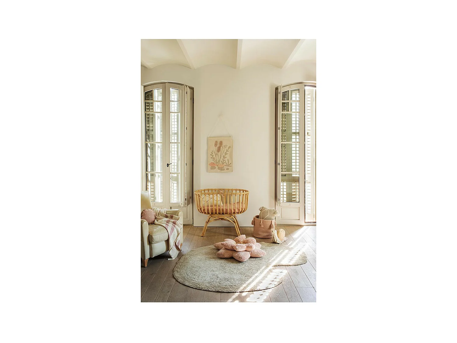 Tapis de jeu enfant lavable en machine Botanic Fantasy Rectangulaire Enfant Fait main Tapi