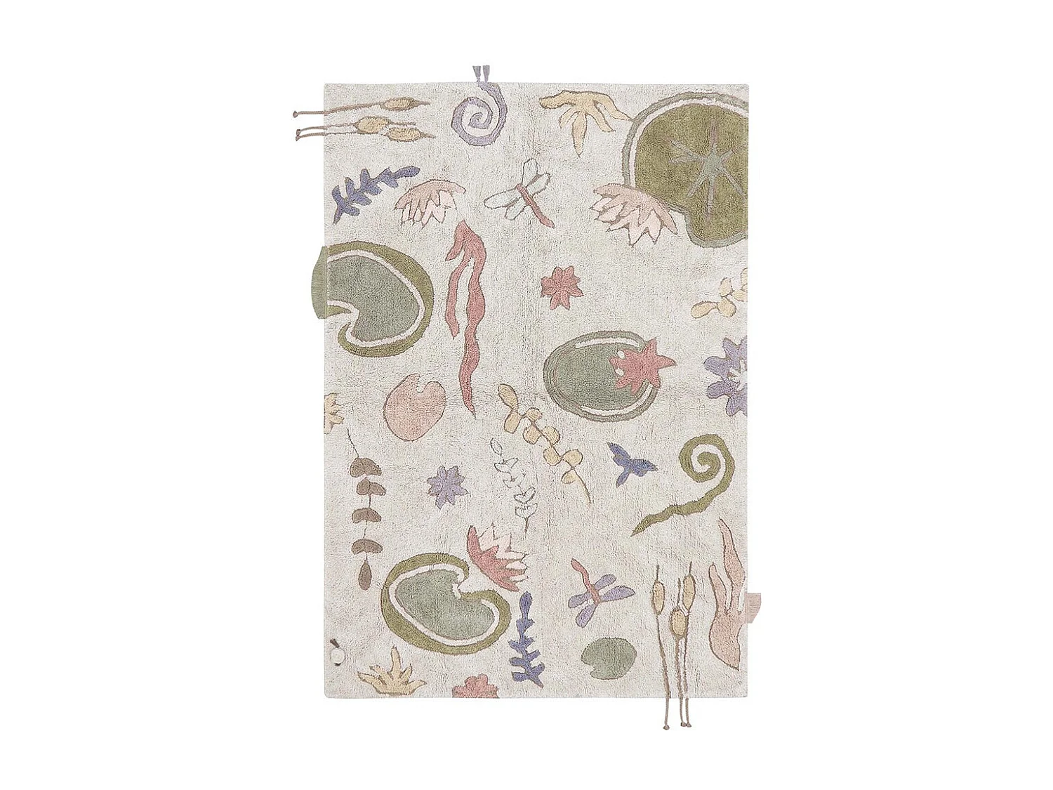 Tapis de jeu enfant lavable en machine Botanic Fantasy Rectangulaire Enfant Fait main Tapi