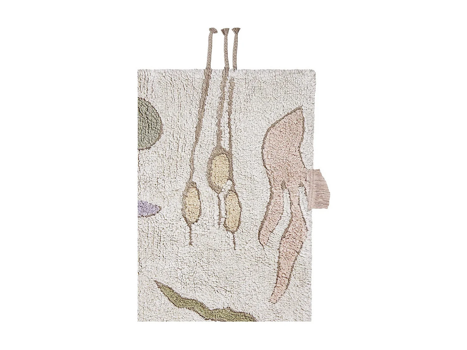 Tapis de jeu enfant lavable en machine Botanic Fantasy Rectangulaire Enfant Fait main Tapi