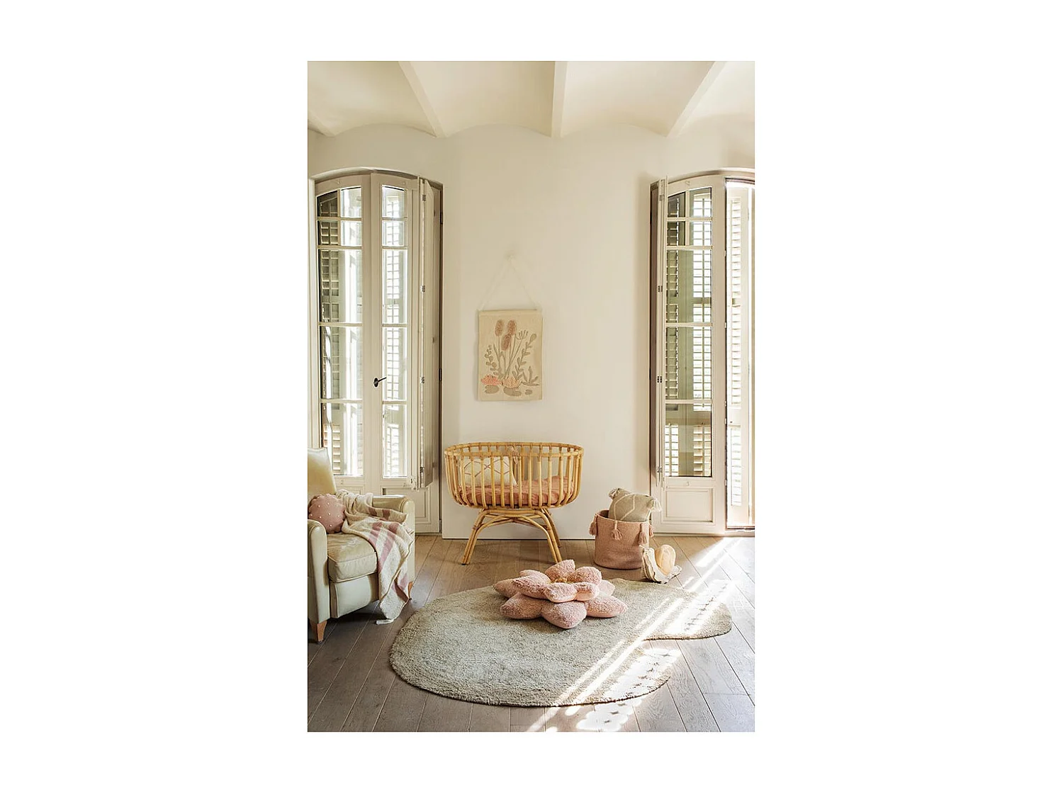 Tapis de jeu enfant lavable en machine Botanic Fantasy Rectangulaire Enfant Fait main Tapi
