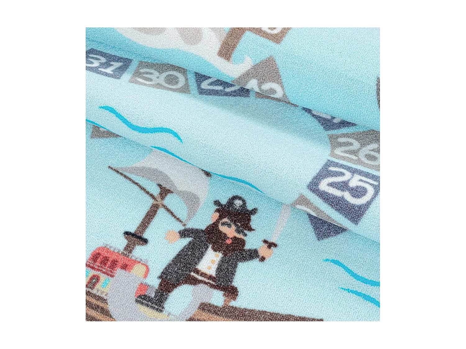 Tapis de jeu pour fille et garçon Whale Rectangulaire Enfant Mécanique Antidérapant