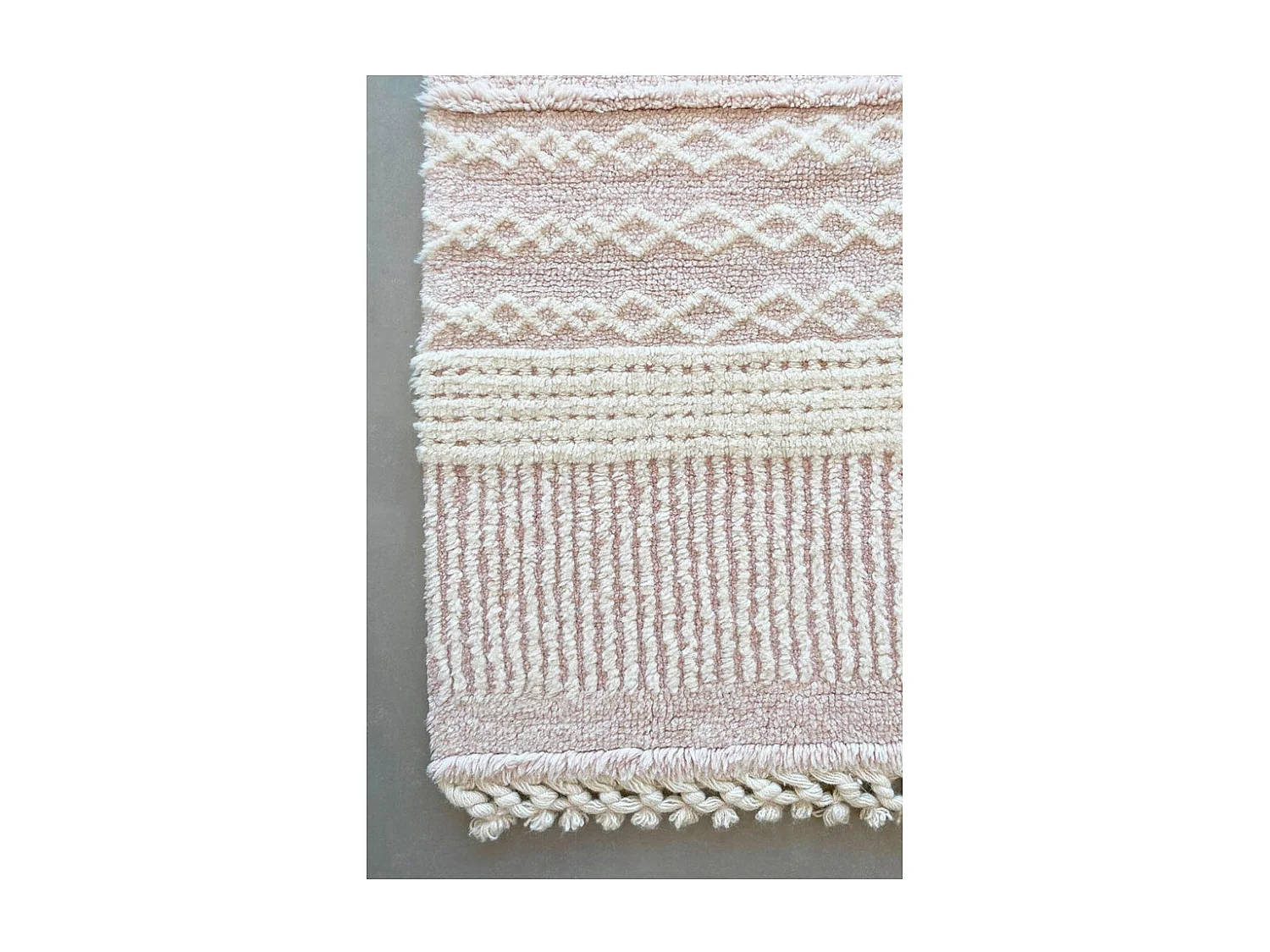 Tapis en laine enfant Ari Rectangulaire Enfant Fait main Recommandé pour les enfants de pl