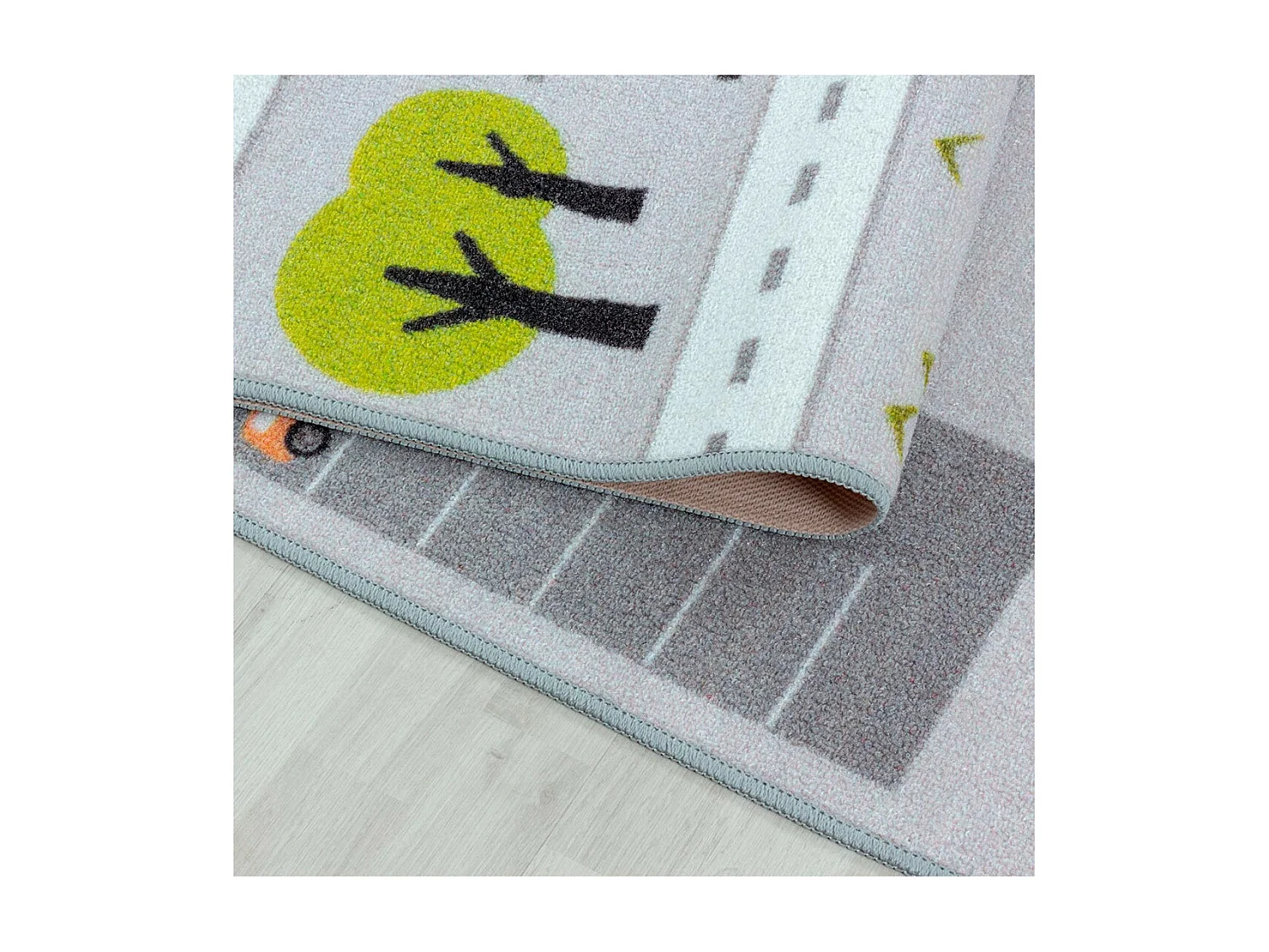 Tapis chambre bébé et enfant Road Rectangulaire Enfant Mécanique Antidérapant