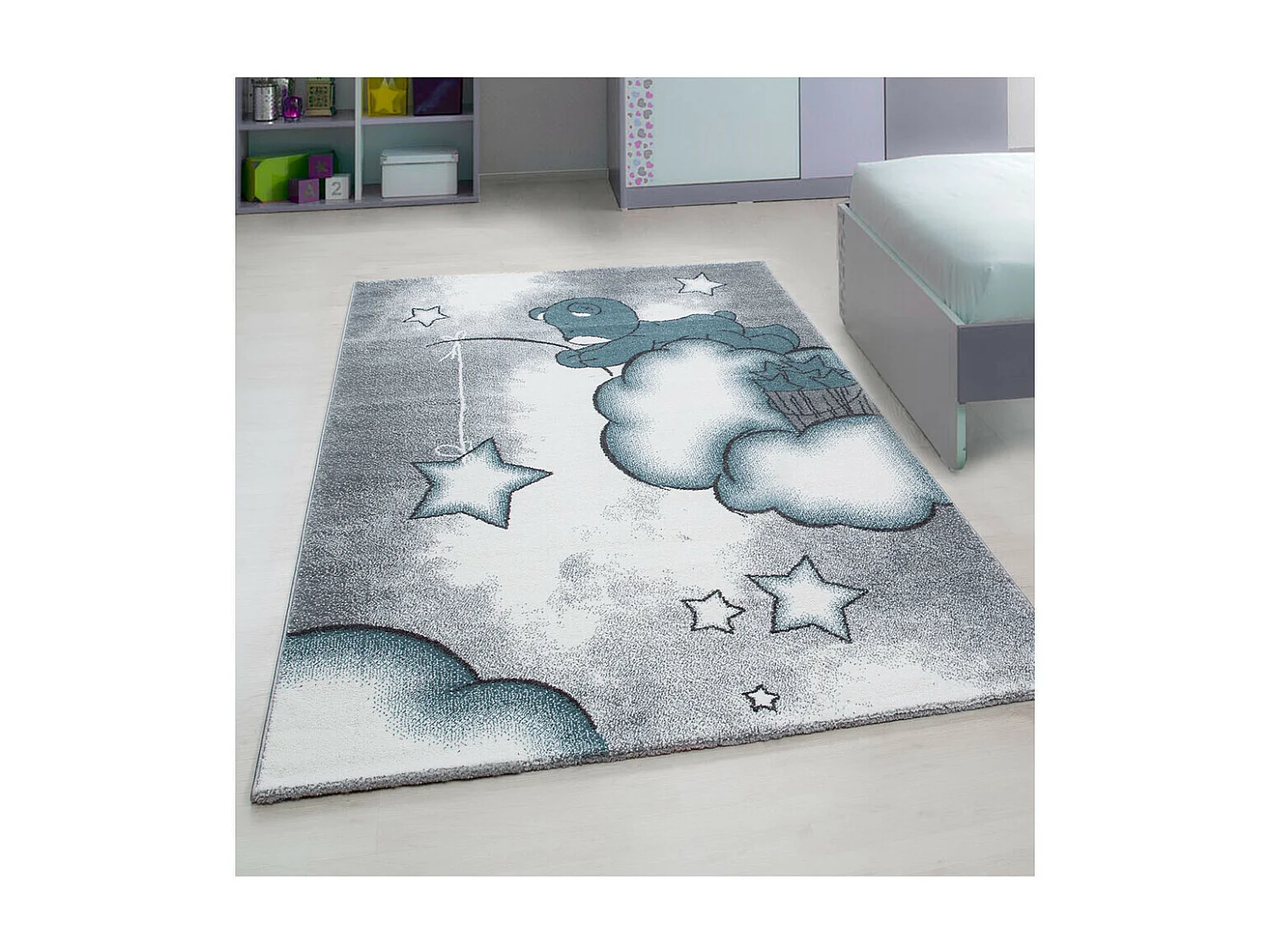 Tapis pour bébé rectangle à courtes mèches Comix Rectangulaire Enfant Mécanique