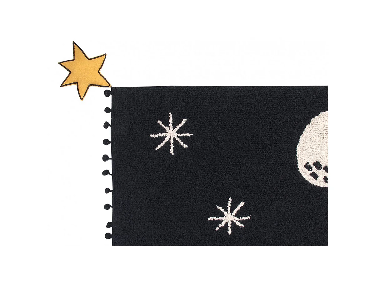 Dywan dziecięcy UNIVERSE 140x200 czarny